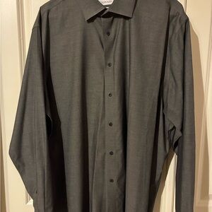 Calvin Klein Men's Charcoal Dress Shirt